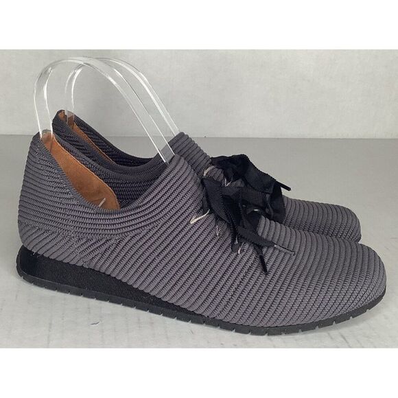 L'Amour Des Pieds Women's 7.5 Dark Gray Black stretch loafers - New - Picture 2 of 6